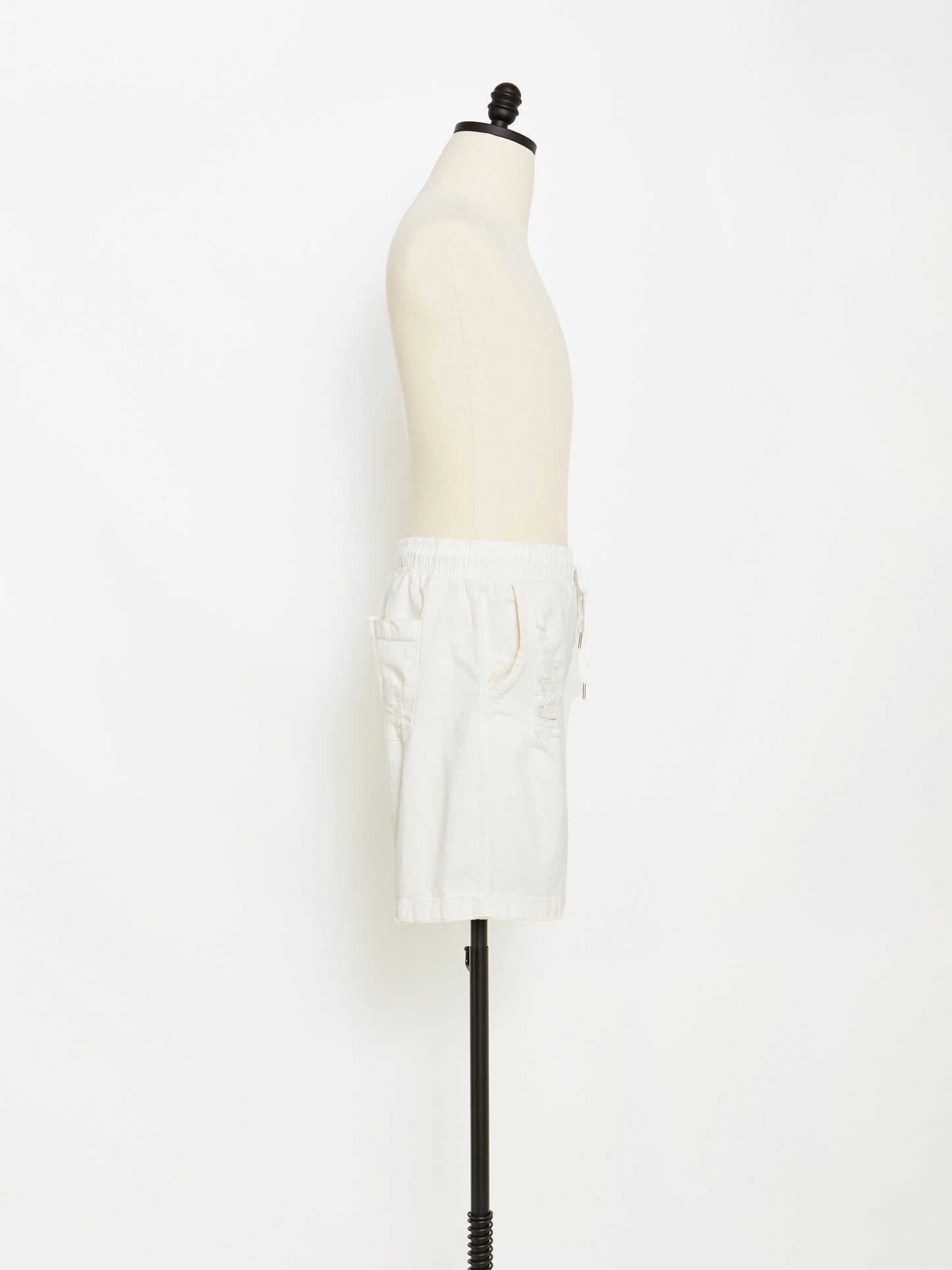 The Distressed Shorts (White)