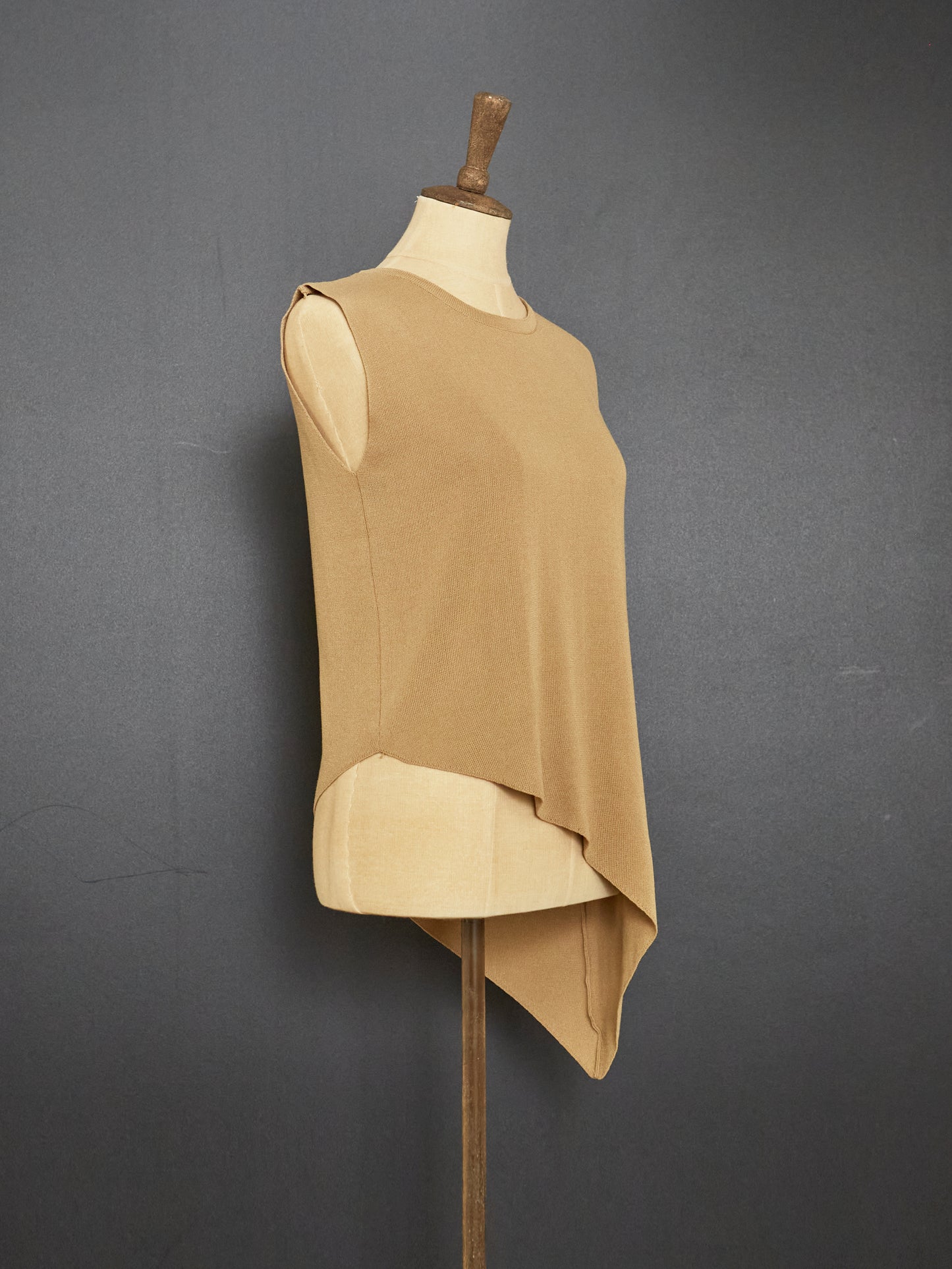 Unbalanced Viscose Top (Brown)