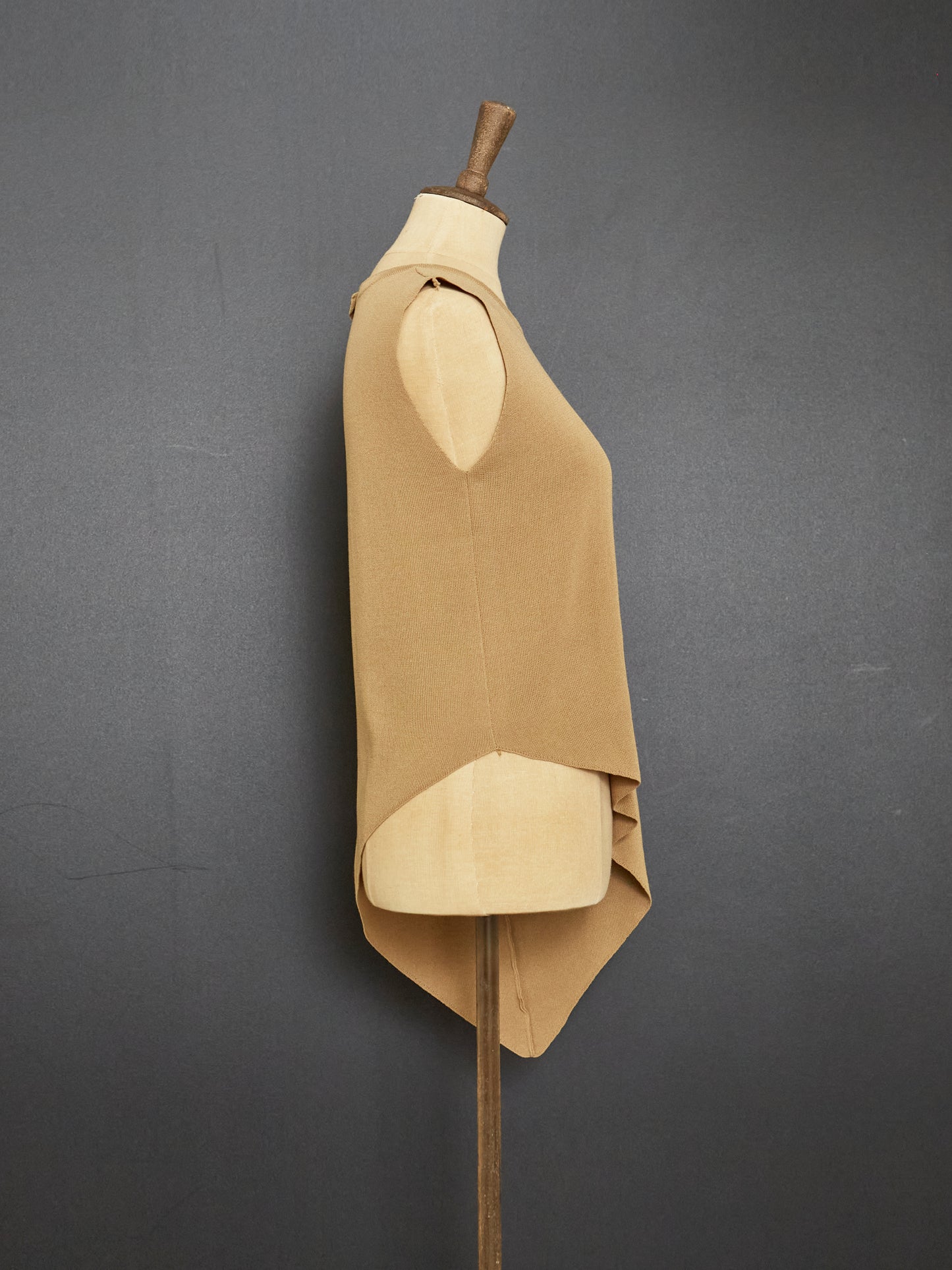 Unbalanced Viscose Top (Brown)
