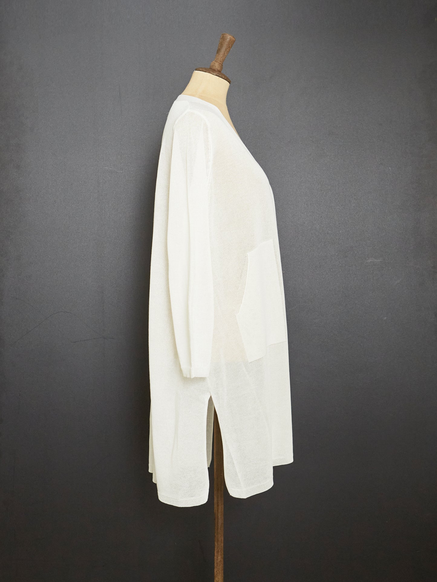 Summer Thin Cardigan (White)
