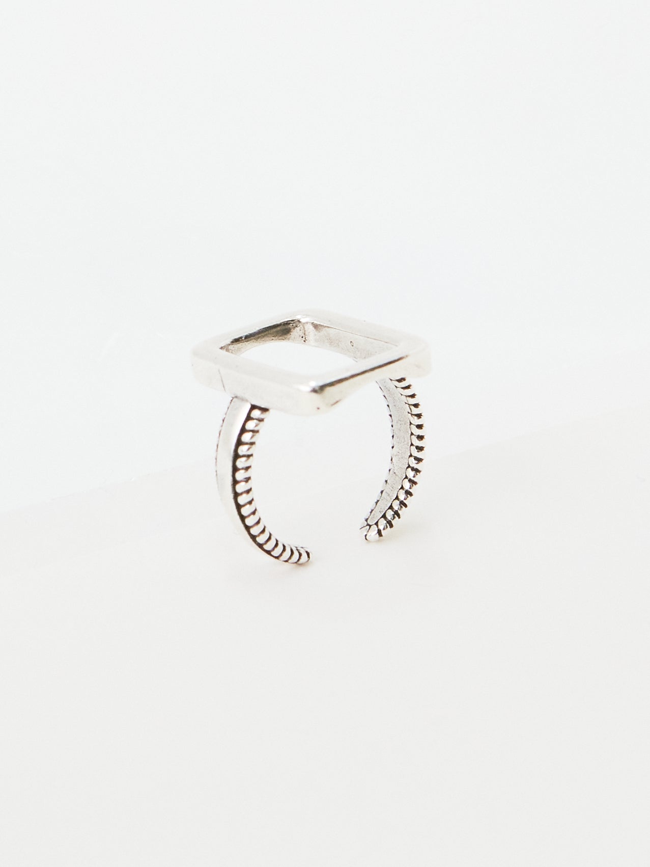 Square Silver Ring