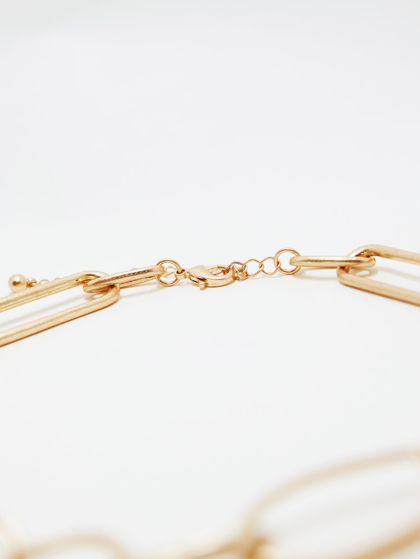 Matte chain necklace (gold)