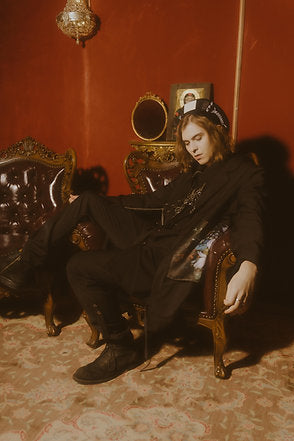 Ribbon Tapered Trousers (Black)
