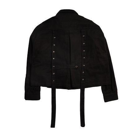 Ribbon Short Jacket (Black)