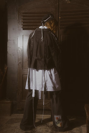 Ribbon Short Jacket (Black)
