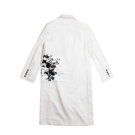 Classic Printing Blazer (White)