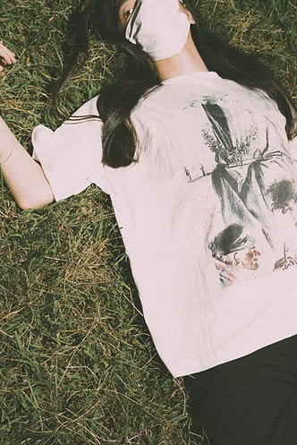 Oil painting T-shirt (White)