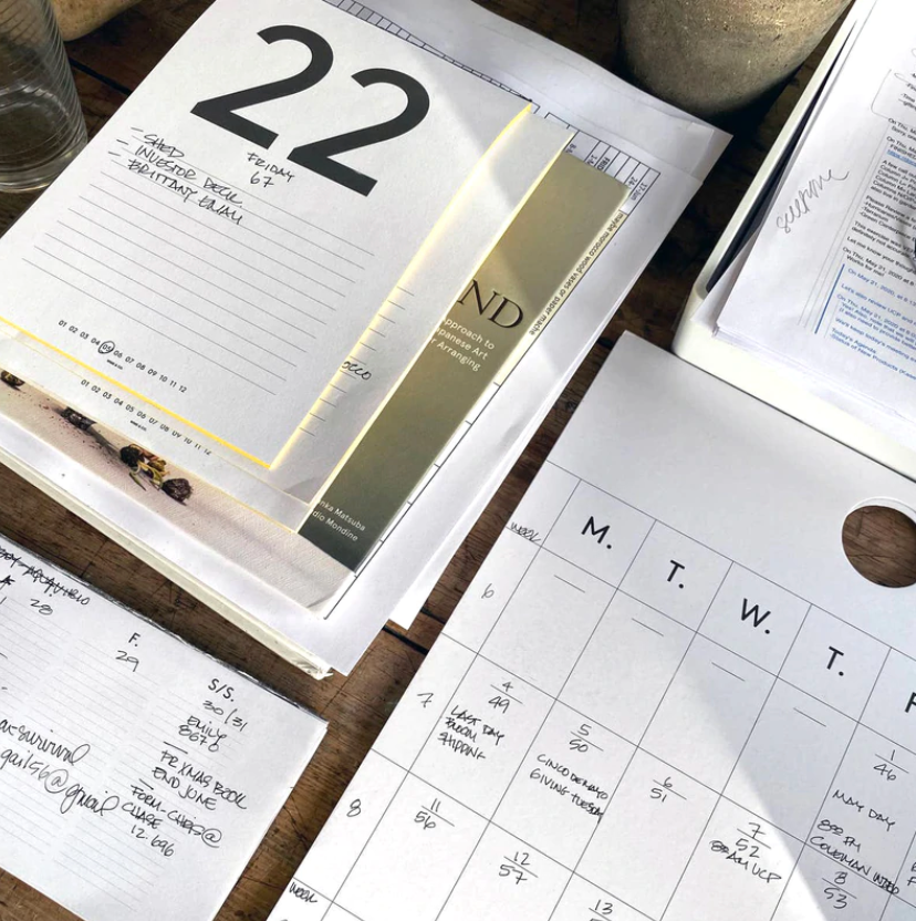 Daily Calendar Pad