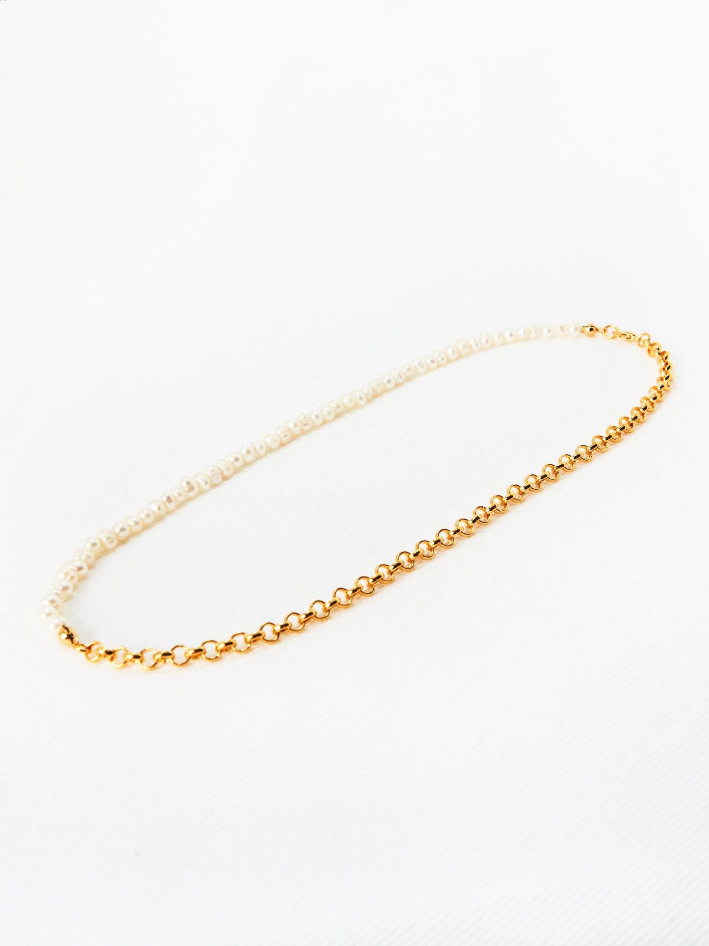 Half Half Pearl Necklace