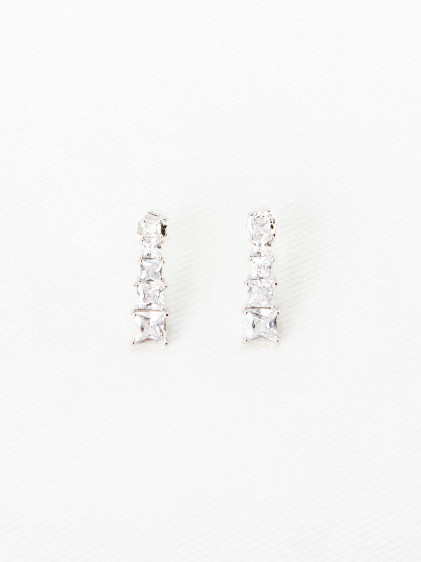 Graduated Square Earrings