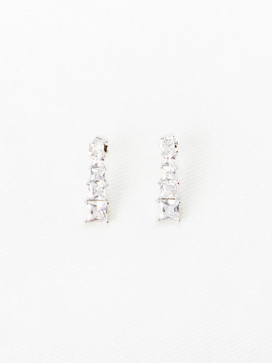 Graduated Square Earrings