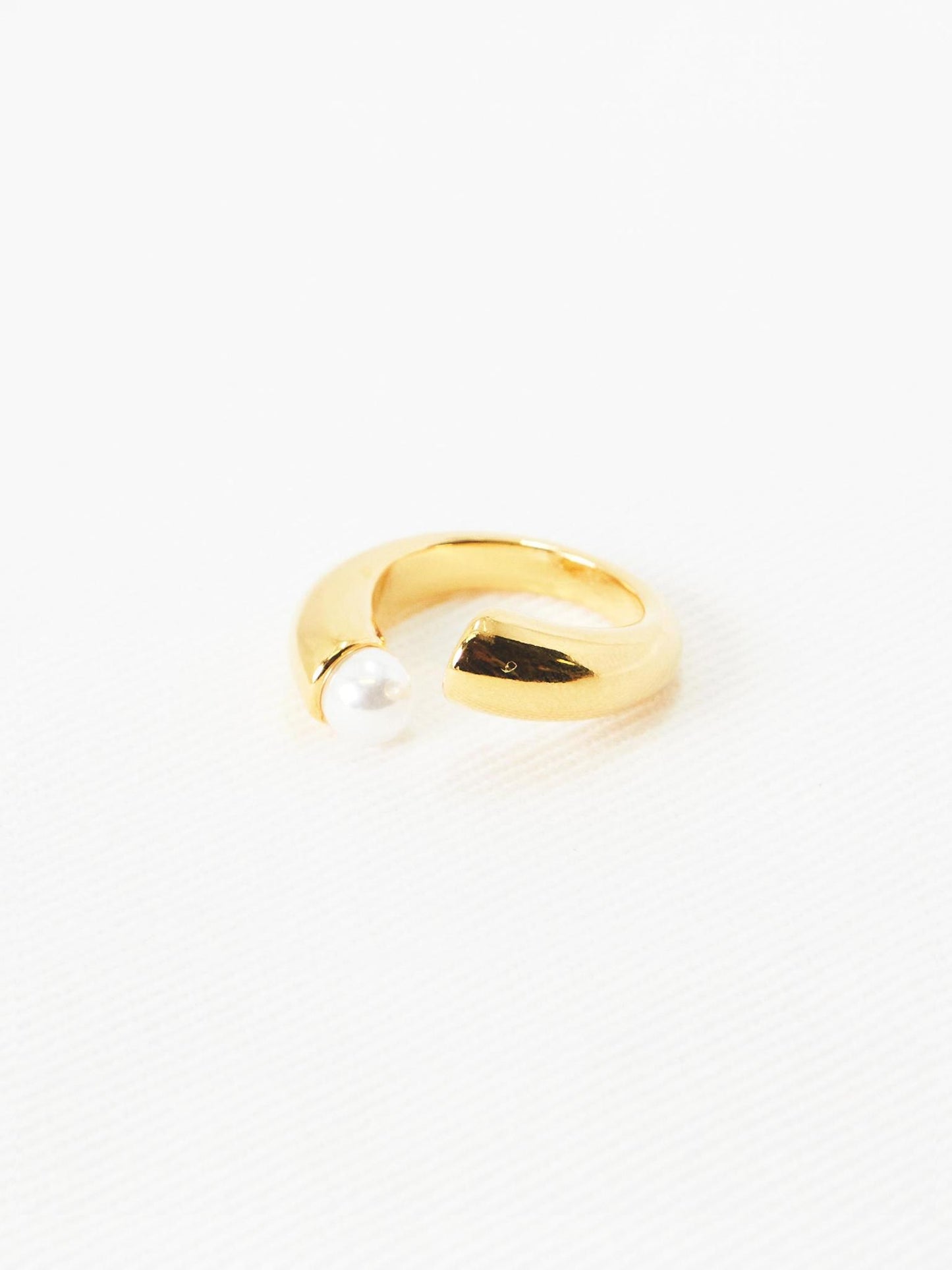 Spiral Pearl Ring (2color)