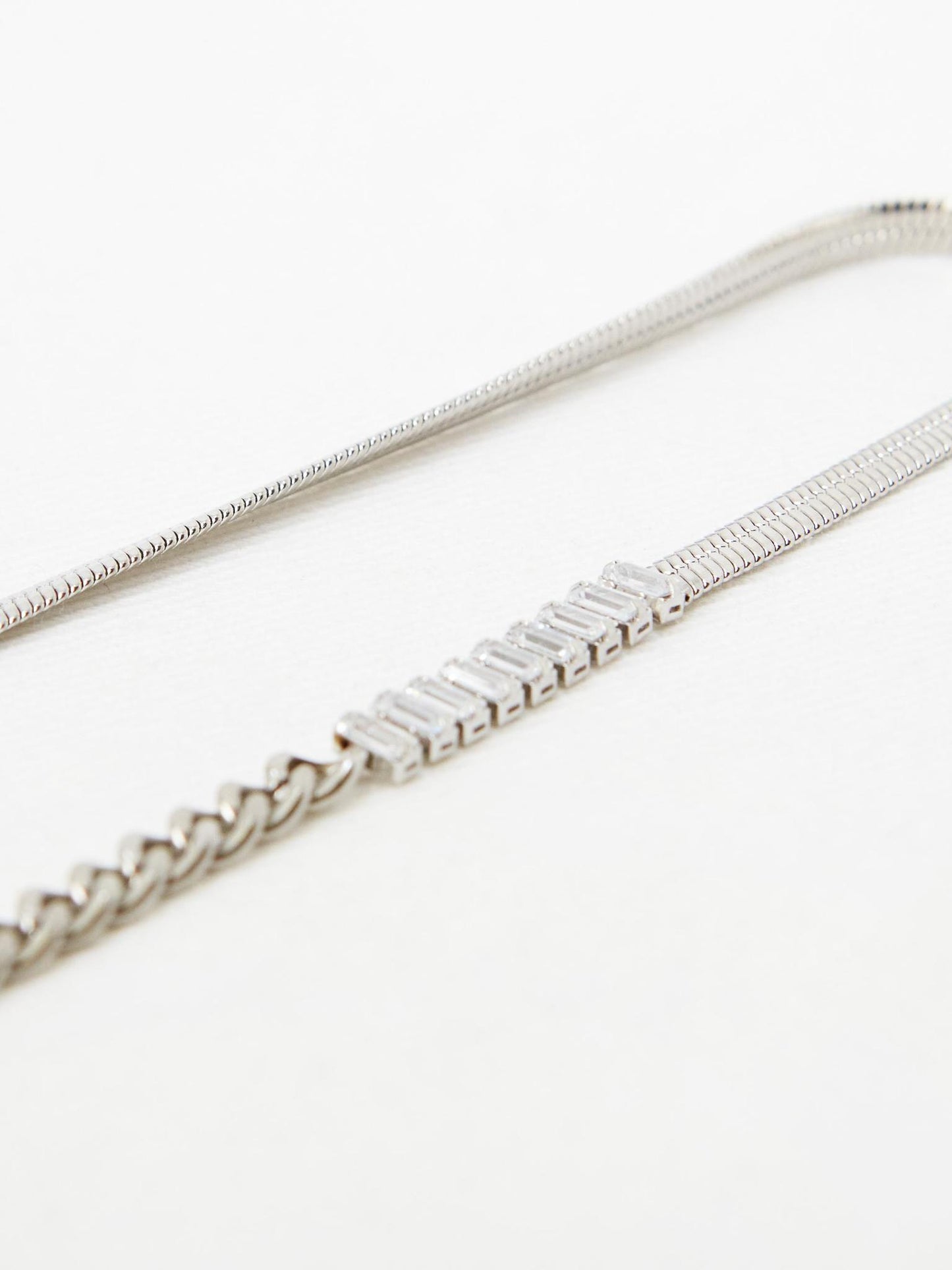 Duet Snake Chain Necklace