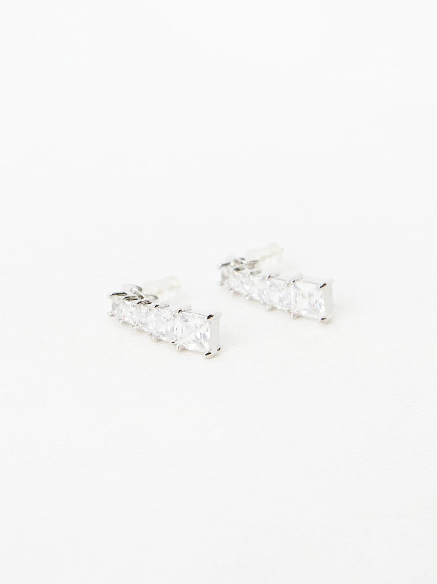 Graduated Square Earrings