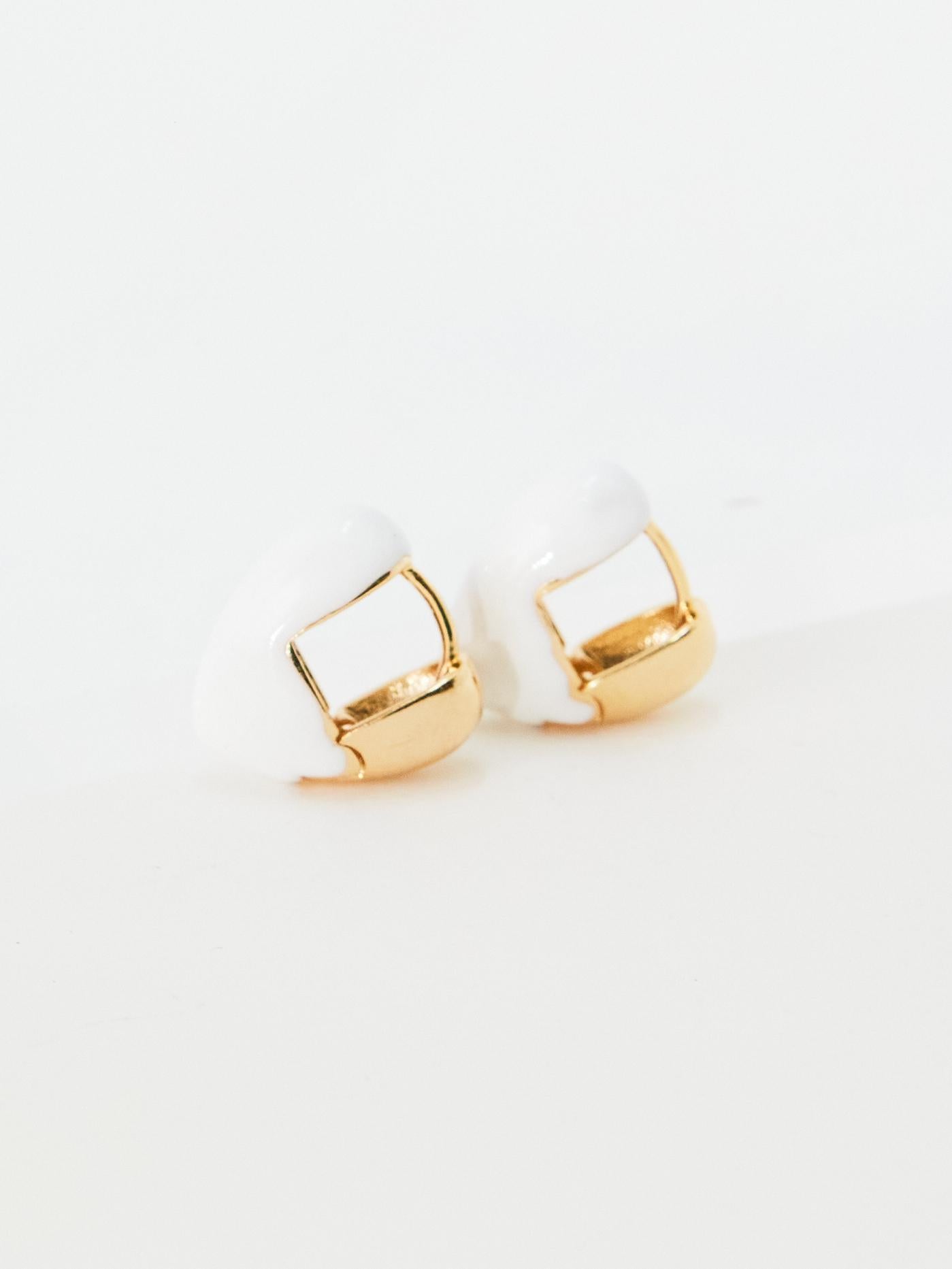 Funky Heart Earrings (2colors)
