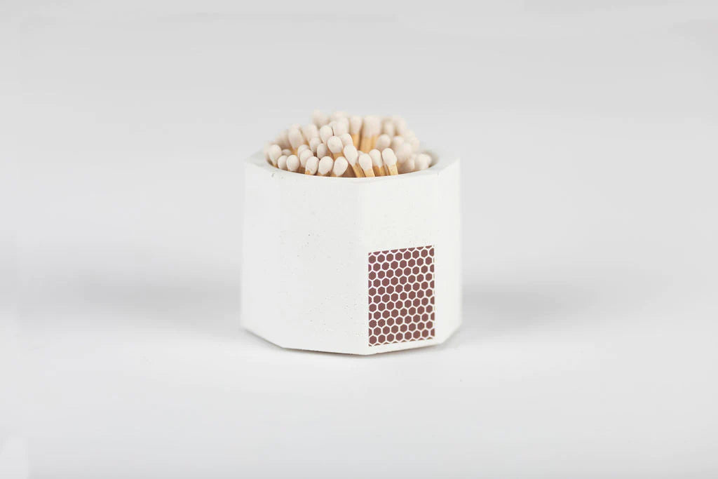 Tenn Prairie White Match Holder w/ Striker and White Matches