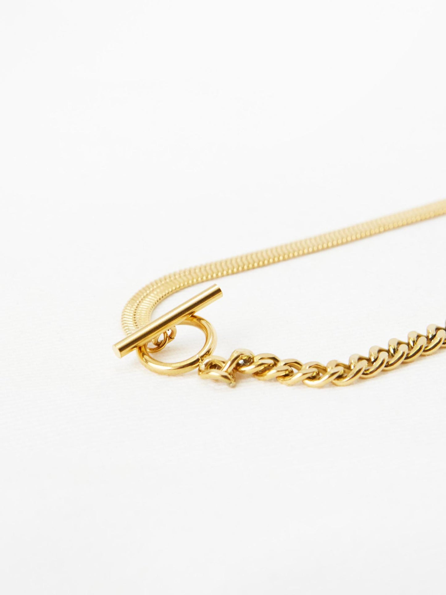 Duet Snake Chain Necklace