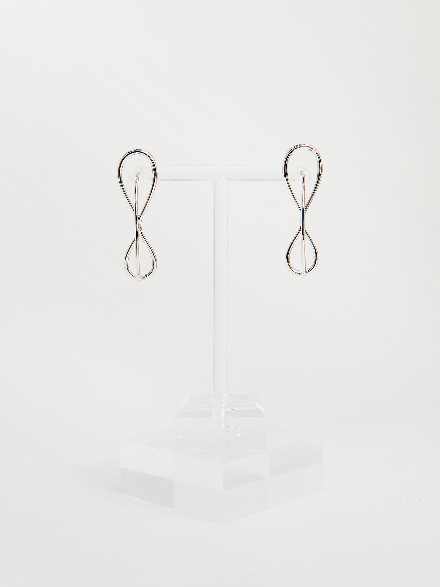 Drop Threader Earrings (Silver)