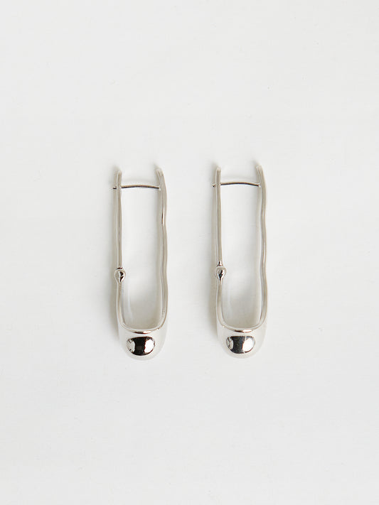 Long Drop Earrings (Silver)