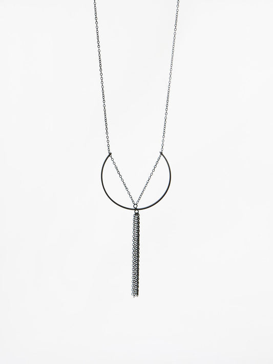 V Tassel Necklace