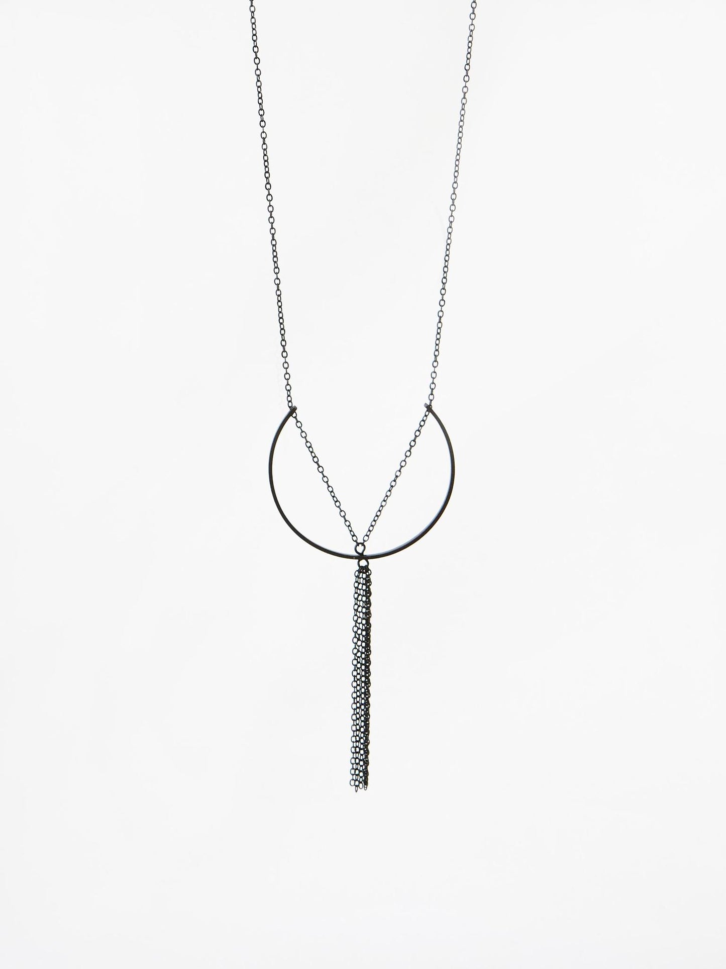 V Tassel Necklace