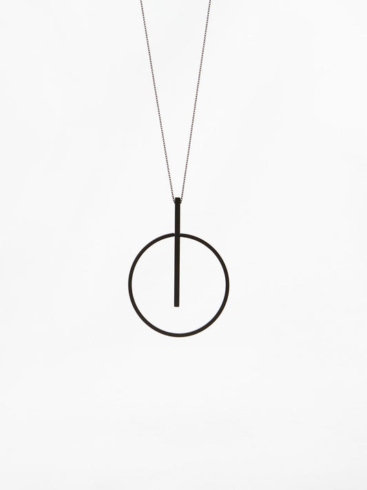 Circle and Bar Necklace