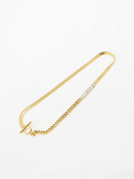 Duet Snake Chain Necklace