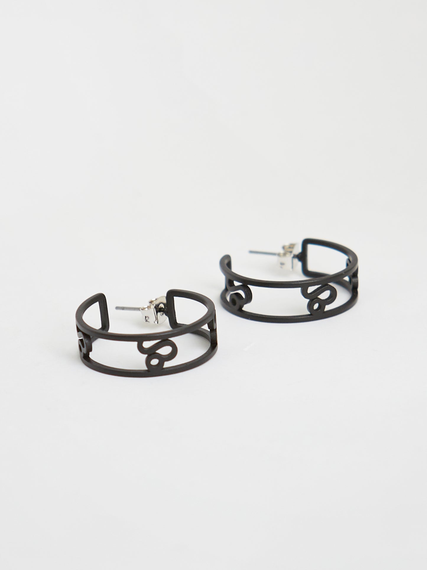 Patterned Hoop Earrings