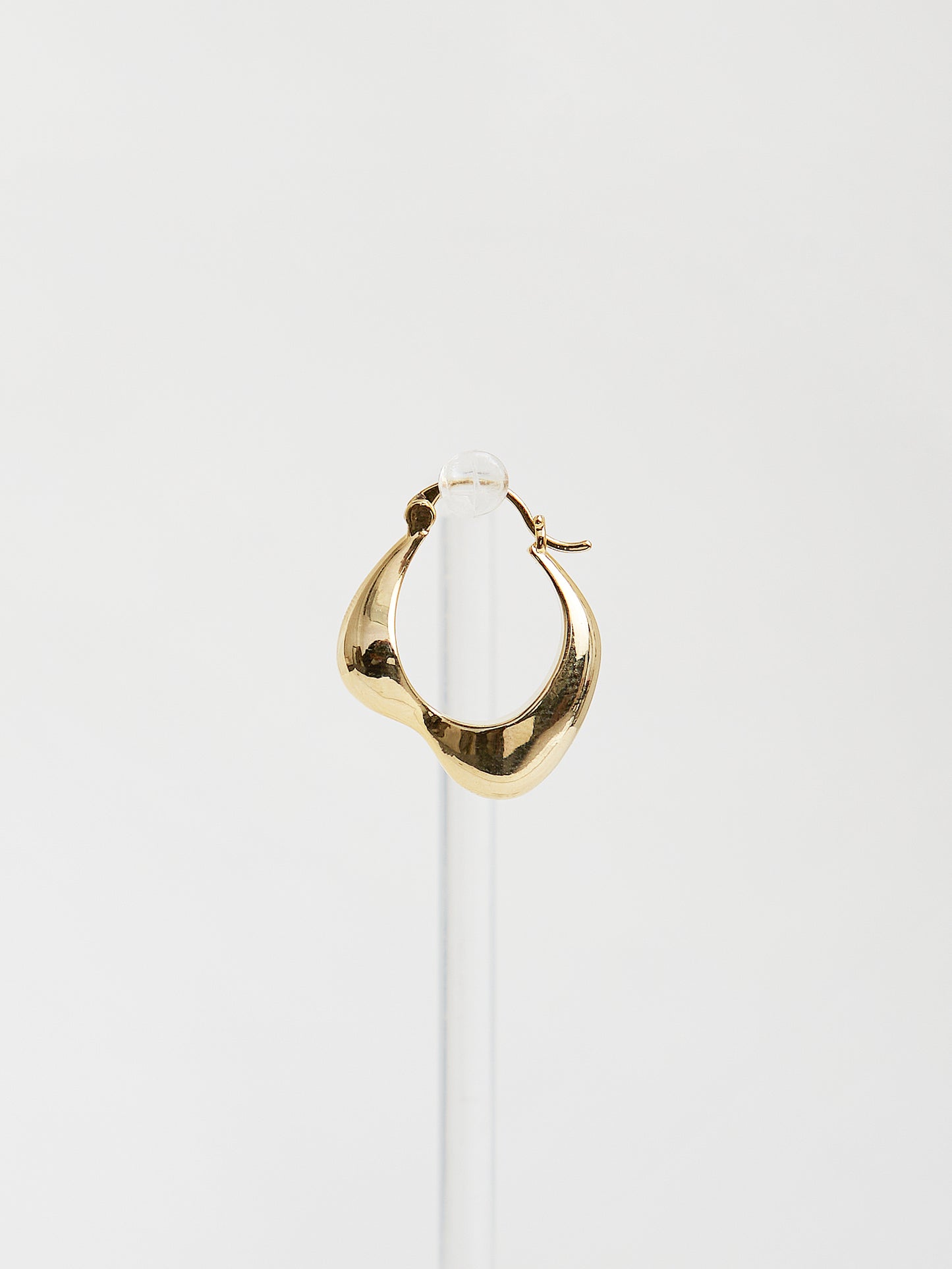 Chunky Hoop Earrings (Gold)
