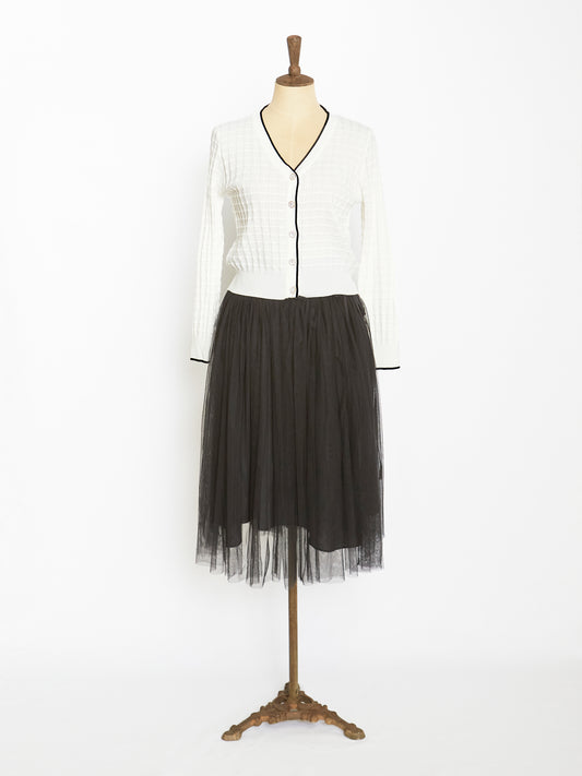Cotton Cardigan (White)