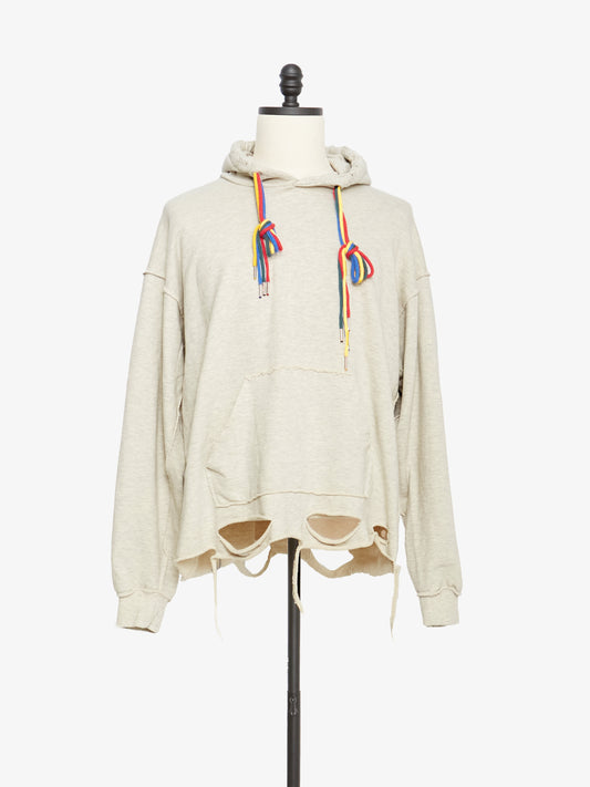 Color Strings Hoodie (Ivory)