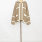 Cozy knit hoodie (Beige)