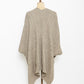 Kimono knit cardigan (Beige)