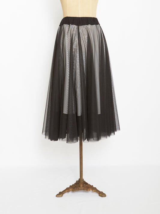 The Black Tulle Skirt