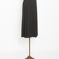Pleated Midi Skirt (Black)
