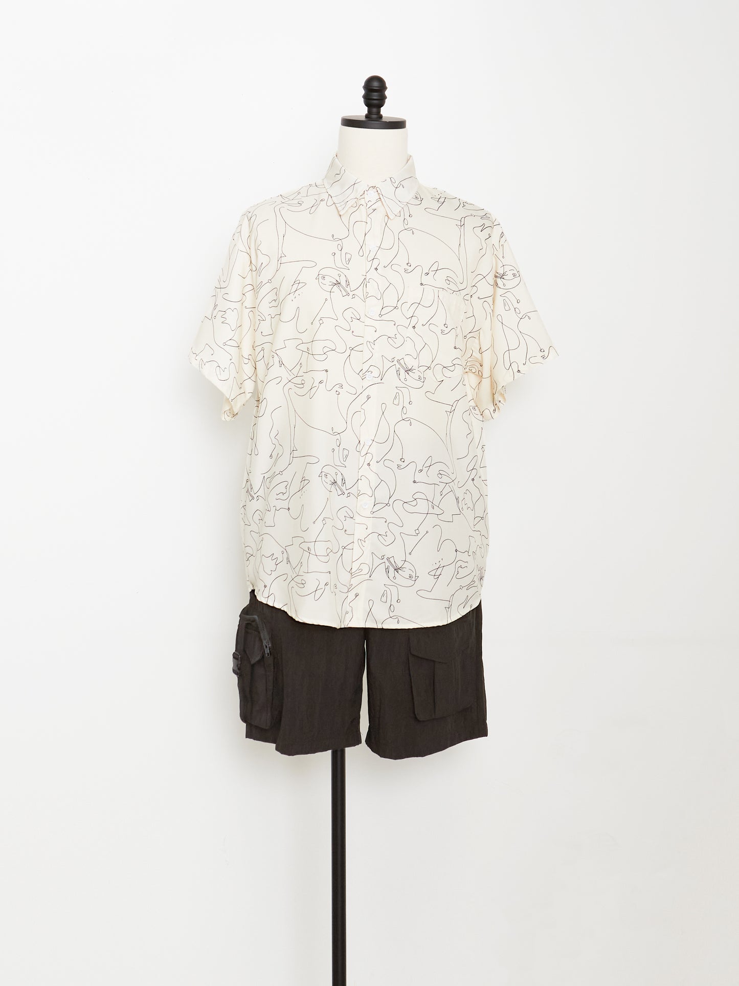 Hand Drawing Shirt (Beige)