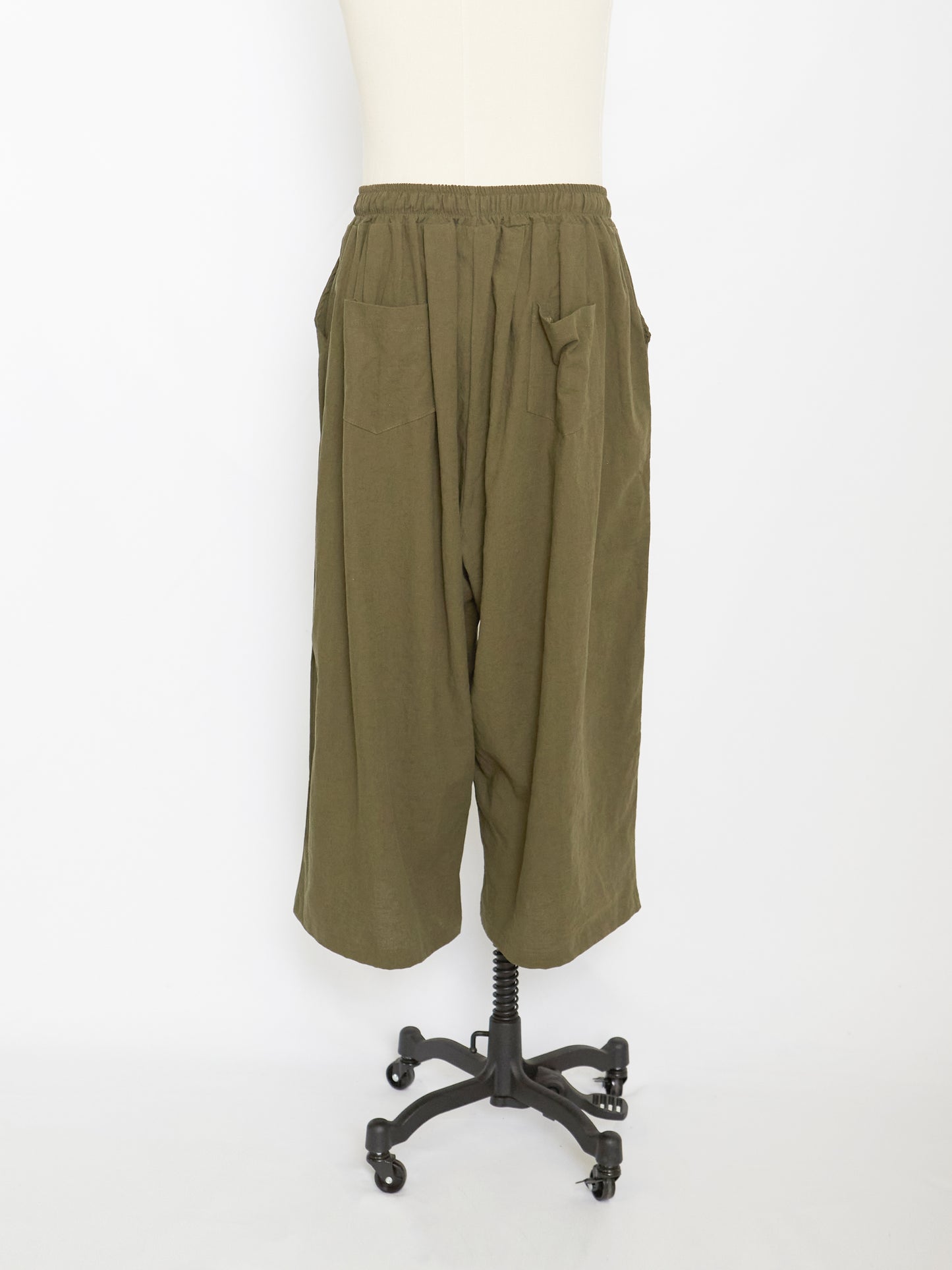 The Wide Linen Pants (Khaki)