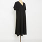The Flare Linen Dress (Black)
