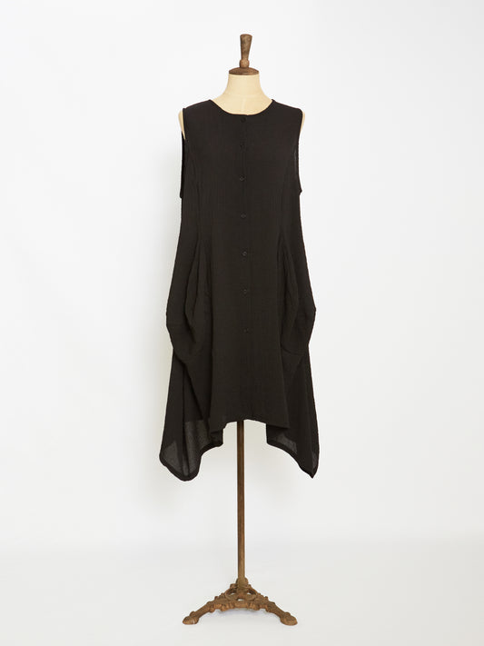 Avant-Garde Long Vest (Black)
