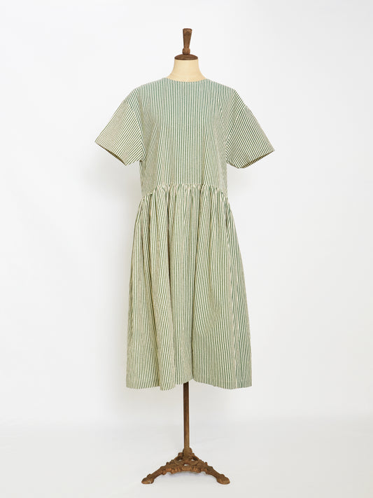 Striped Summer Dress (Green)