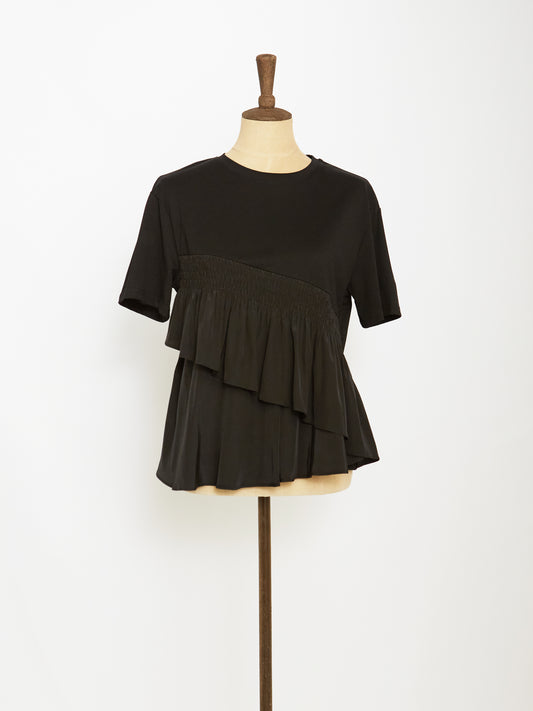 Flare Point Top (Black)