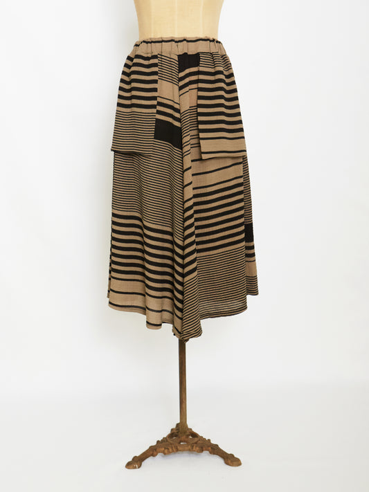 Stripe Poncho Style Pants