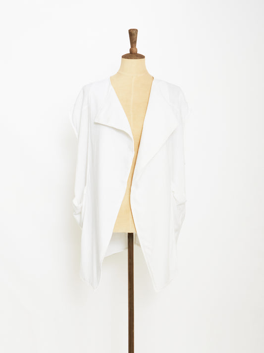 The Linen Vest (White)