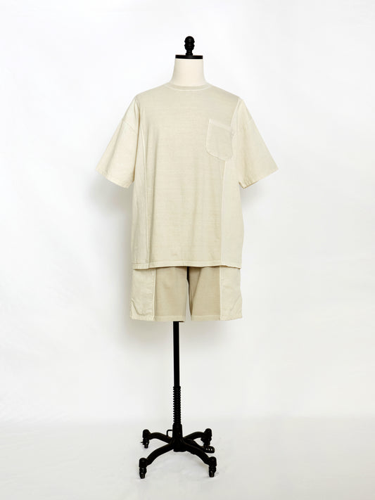 The Washed Set Top (Beige)