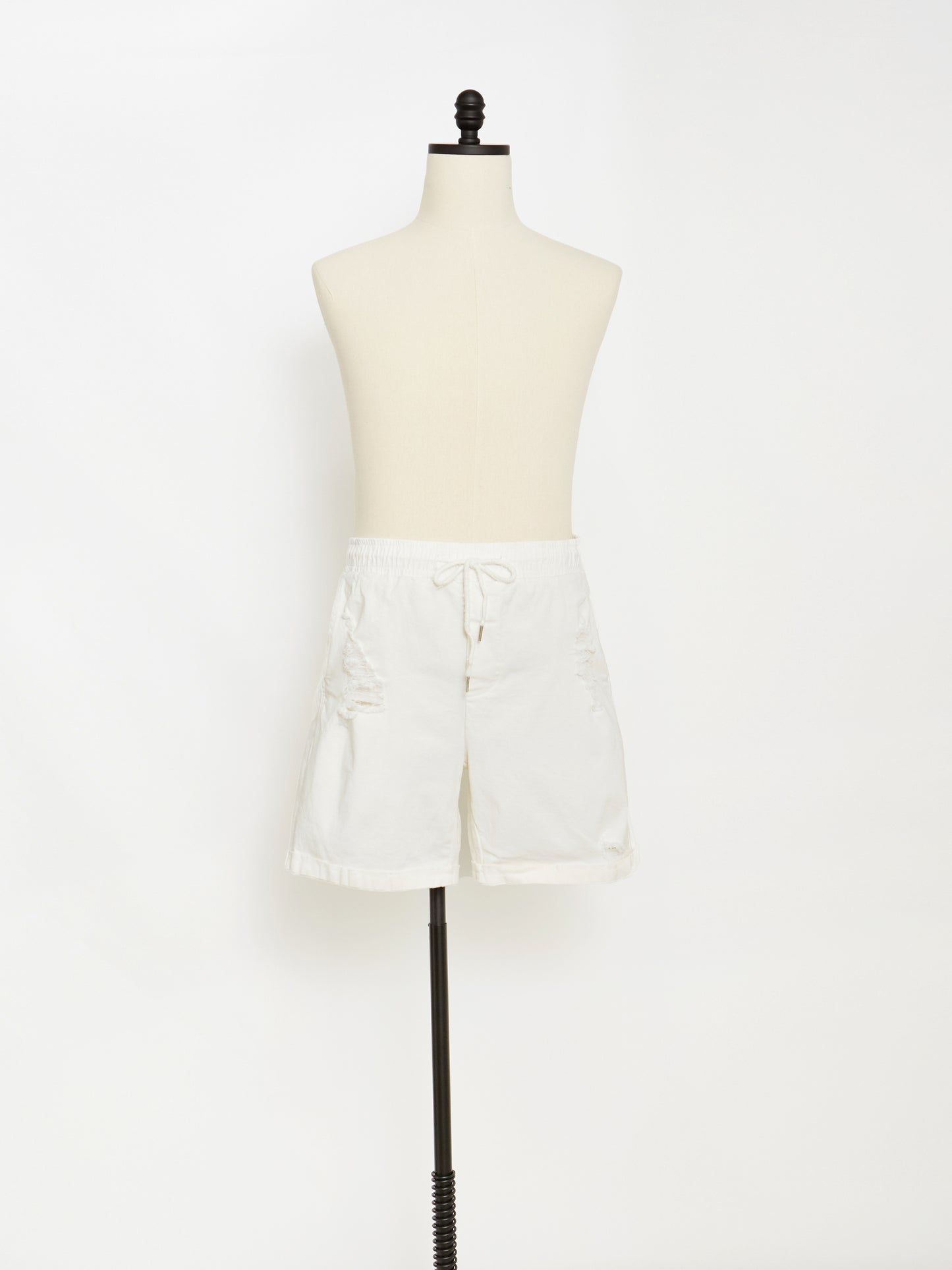 The Distressed Shorts (White)
