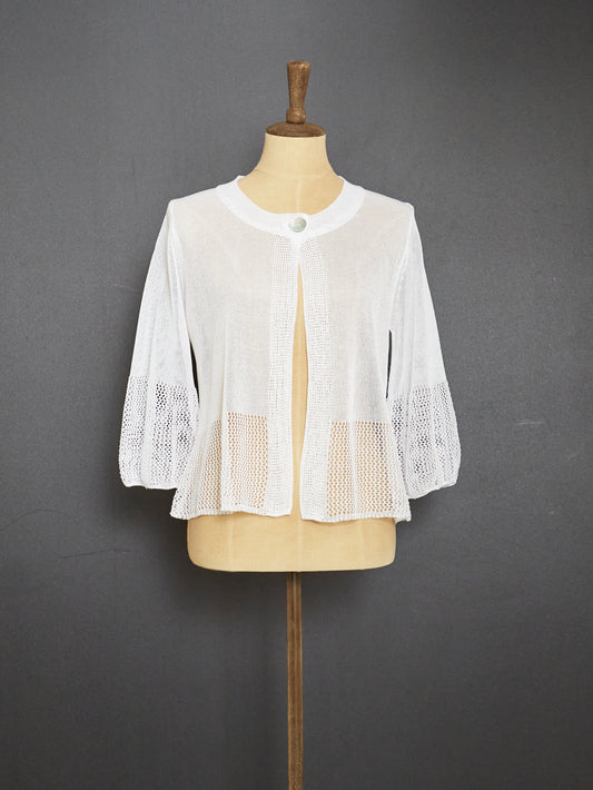 The Knit Cardigan (White)