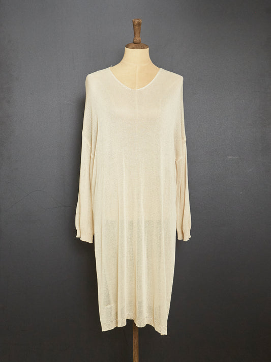 Long Knit Top (Ivory)