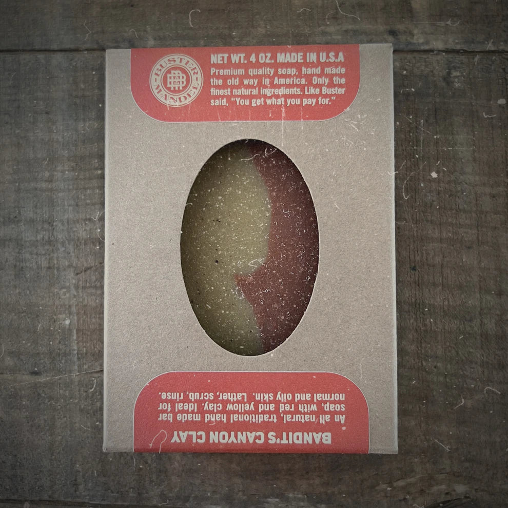 Buster Mandel Soap (Bandit's Canyon Clay)