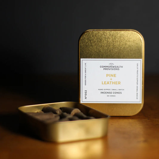 Incense Cones (Pine + Leather)