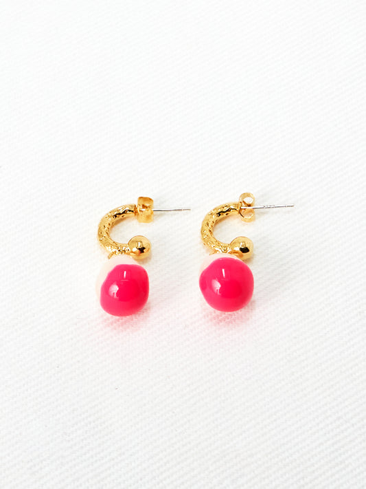 Funky pearl earrings (3 Colors)